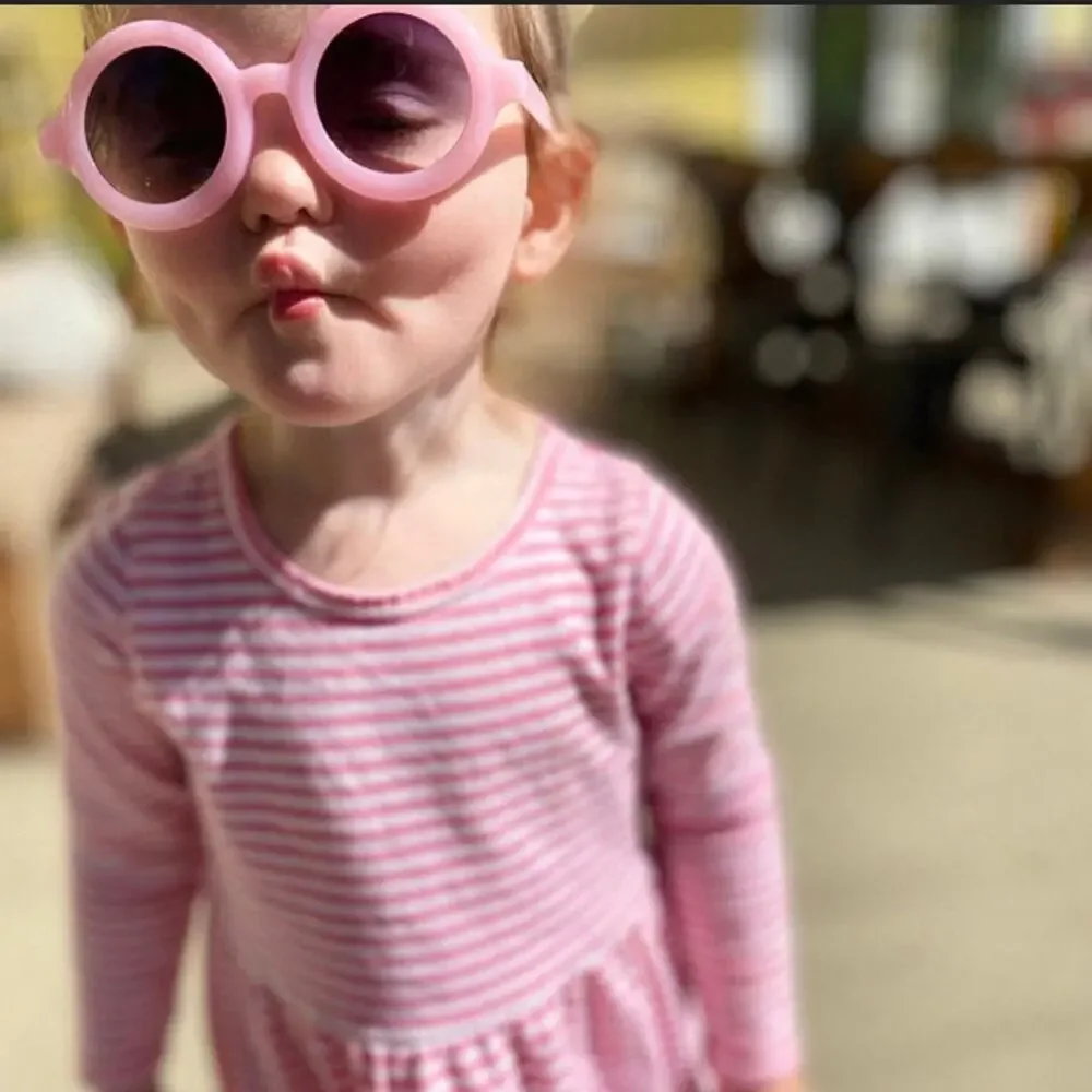 NEW Child sunglasses 3 piece collection in light pink tortoiseshell dark pink